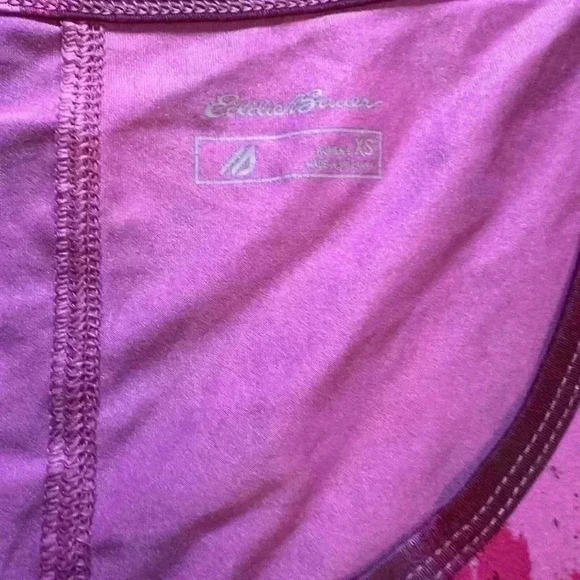 Eddie Bauer | Pink Printed Workout Athleisure Tank | Size XS - Picture 5 of 5